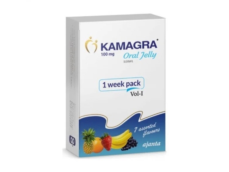 100 mg Kamagra Oral Jelly, Packaging Size: 7 X1 at Rs 500/box in