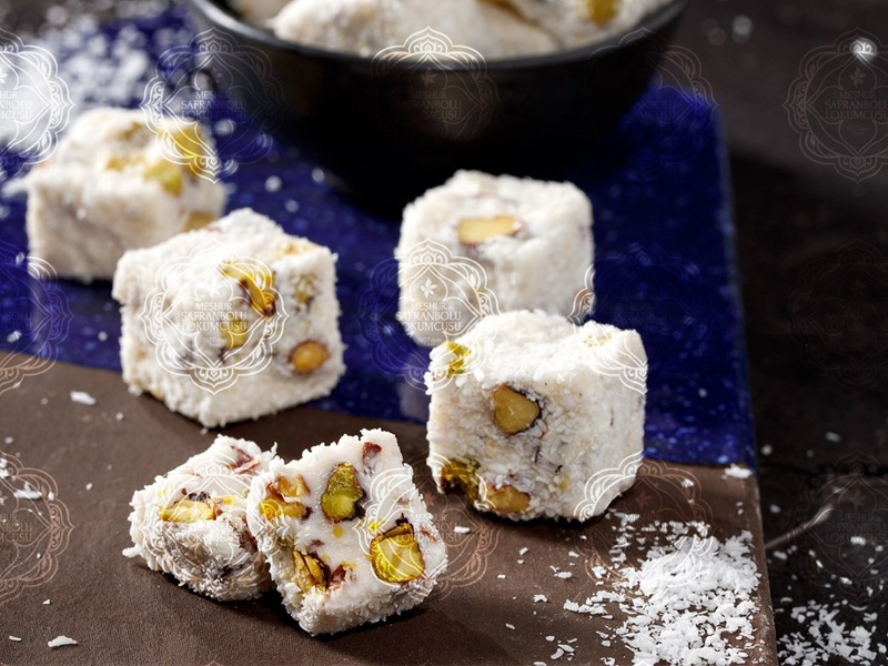 Safranbolu Lokum Double Turkish Sultan Delight With Coconut And